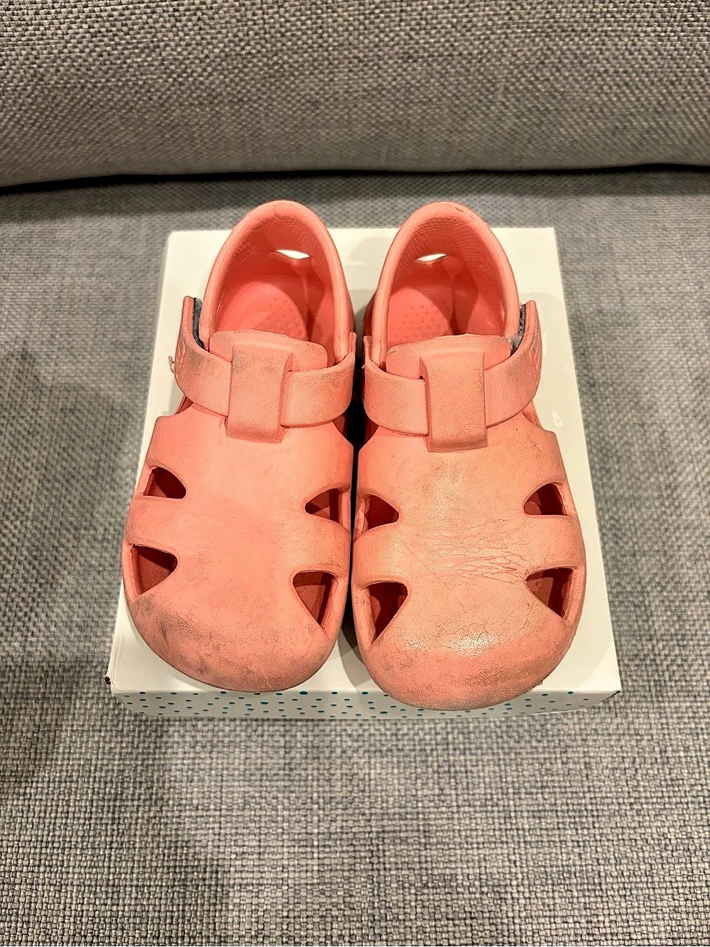 Ten Little Splash Sandals, Size 9, Pink Lemonade